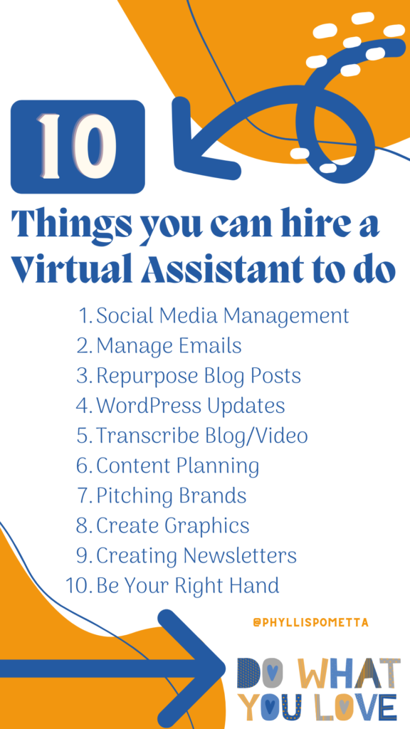10 Things you can hire a Virtual Assistant to do